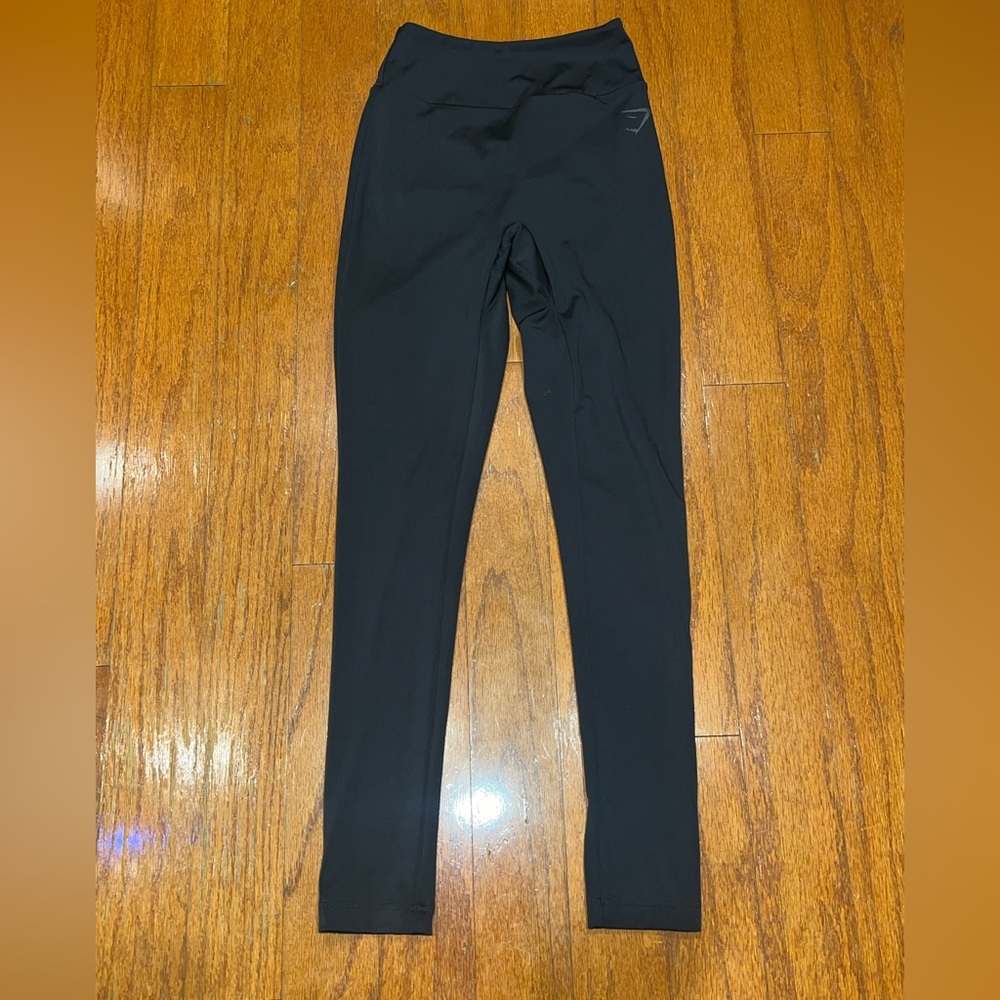 NEW Gymshark Power Leggings Scrunched Bum Lift Training Black Small High Waist